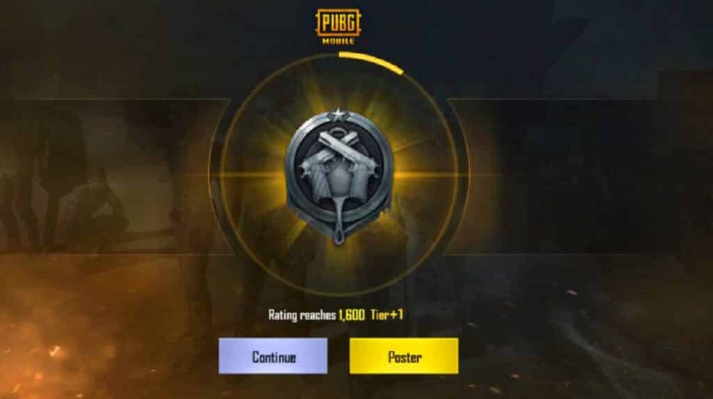 ranks in pubg mobile