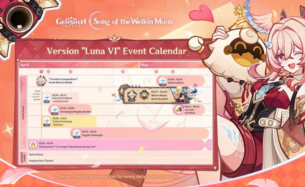 genshin impact version 6.5 luna vi phase 2 banners release date