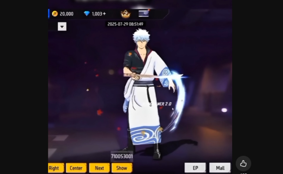 gintoki sakata bundle in ff x gintama