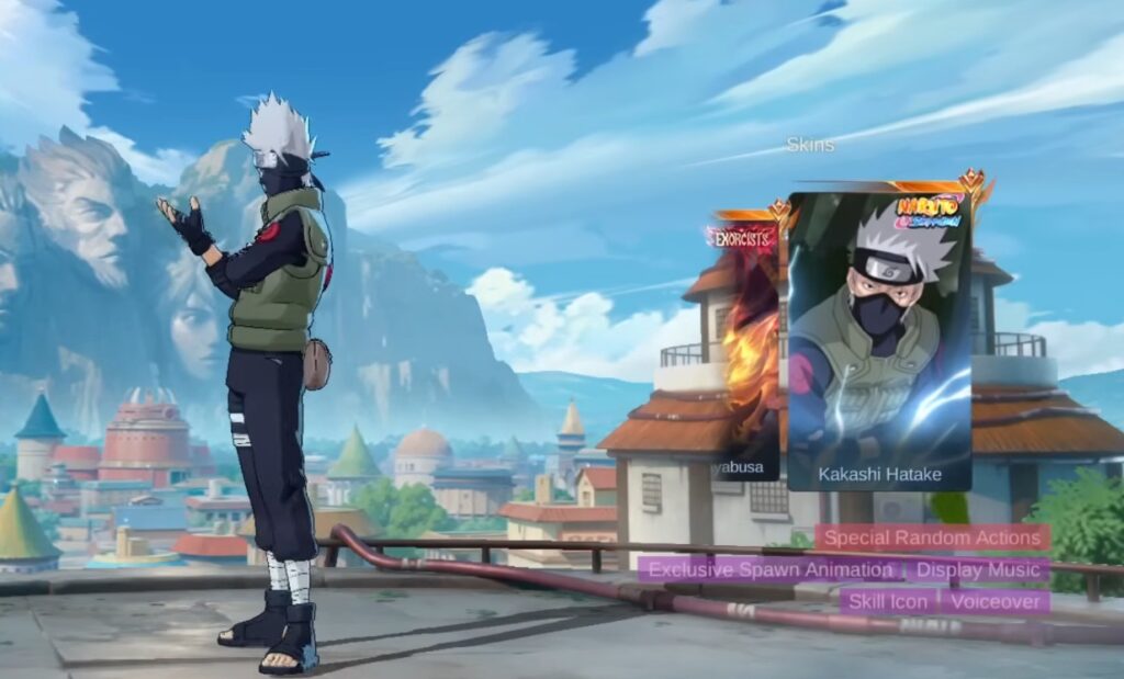 ml x naruto 2.0 hayabusa kakashi hatake skin