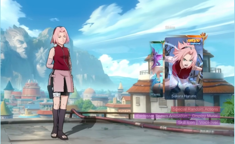 ml x naruto 2.0 kalea sakura haruno skin