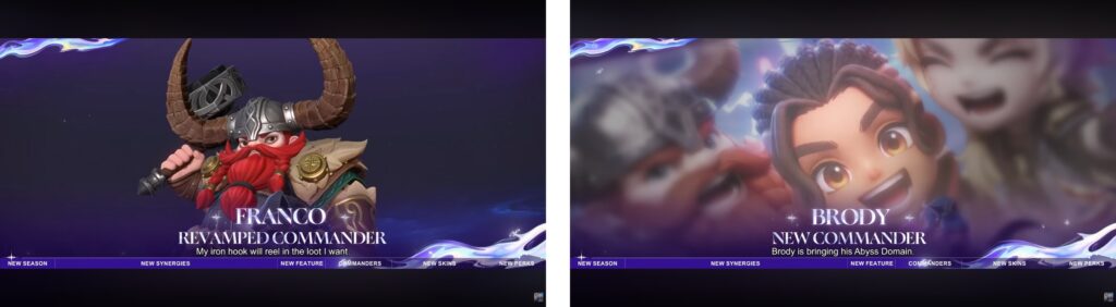 new commanders chrono echoes mcgg franco and brody