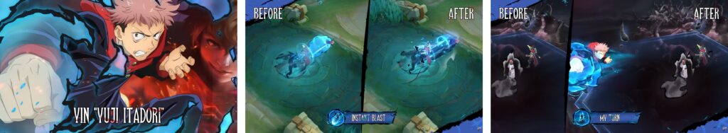 yin pairs with yuji itadori mlbb x jjk revamped