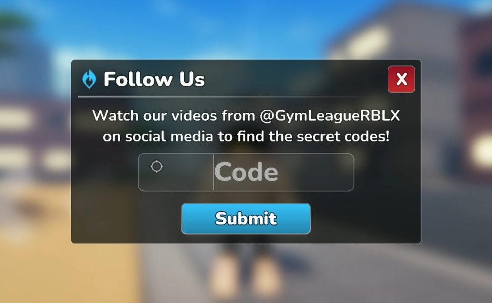 how to redeem code in gym league
