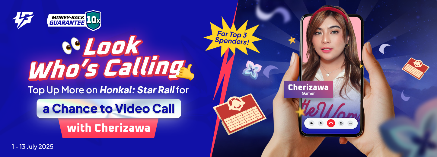 Top Up More on Honkai: Star Rail and Win Exclusive Video Call with Cherizawa! - Lapakgaming Blog Philippines
