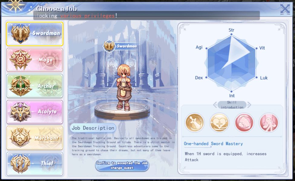 Swordsman Class