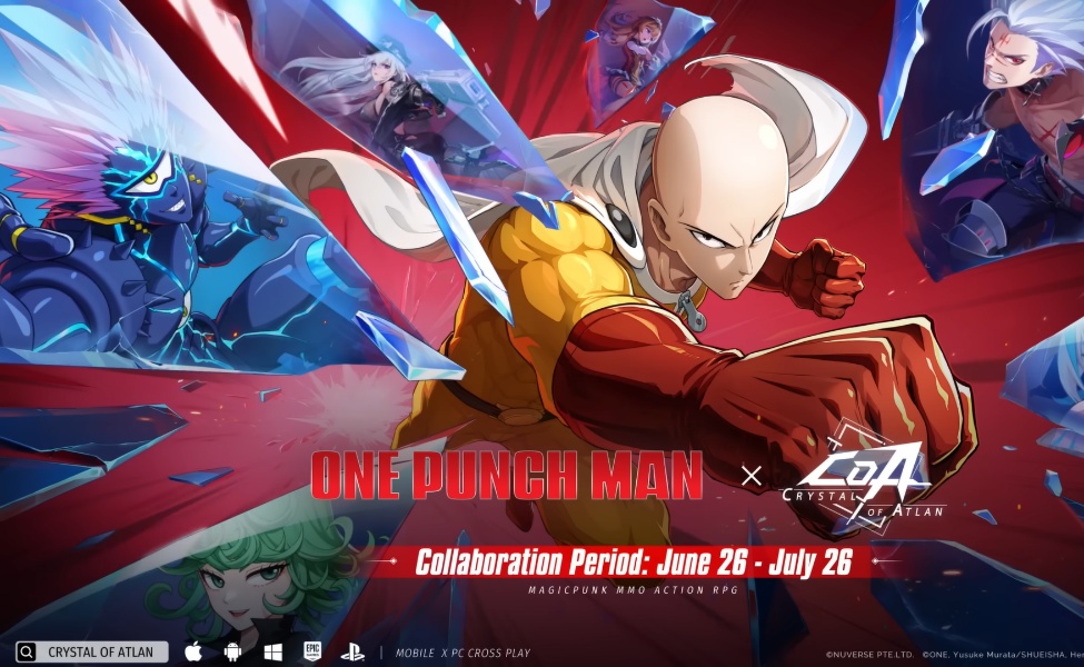 crystal of atlan x one punch man release date