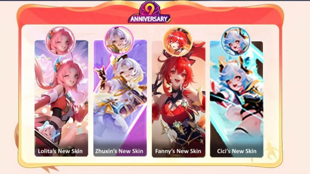Stardust Vault 9th Anniversary Skins Guide