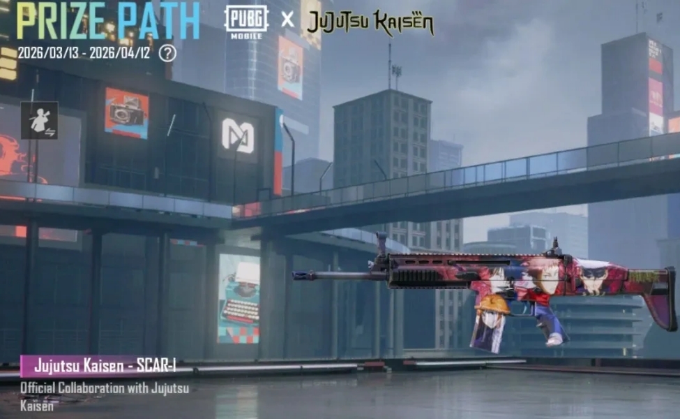 PUBG Mobile x Jujutsu Kaisen: Prize Path System