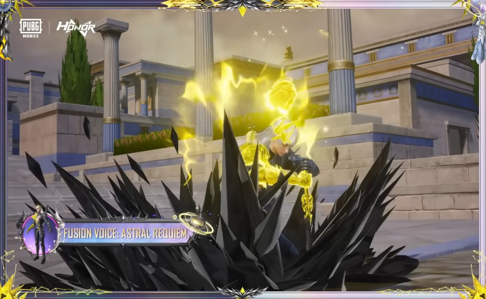 PUBG Mobile Honor Series Pollux Astral Requiem ability effect