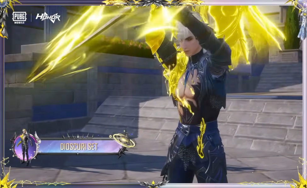 PUBG Mobile Dioscuri Set from the Honor Series Ultimate X-Suit