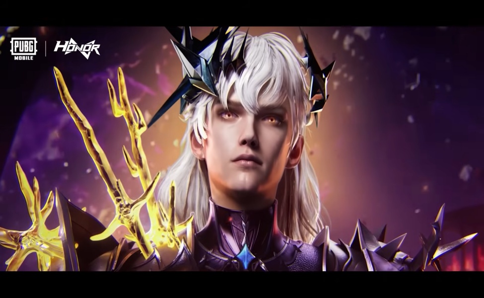 PUBG Mobile Honor Series Pollux X-Suit character with dark crown