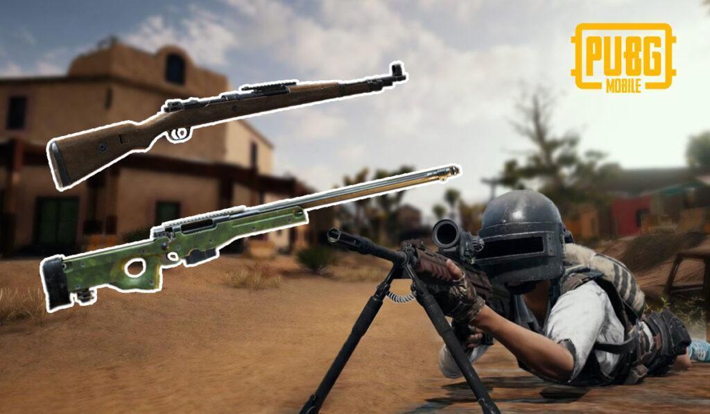 Deretan Senjata Bolt Action Sniper Rifle di PUBG Mobile Senjata Bolt Action Sniper Rifle