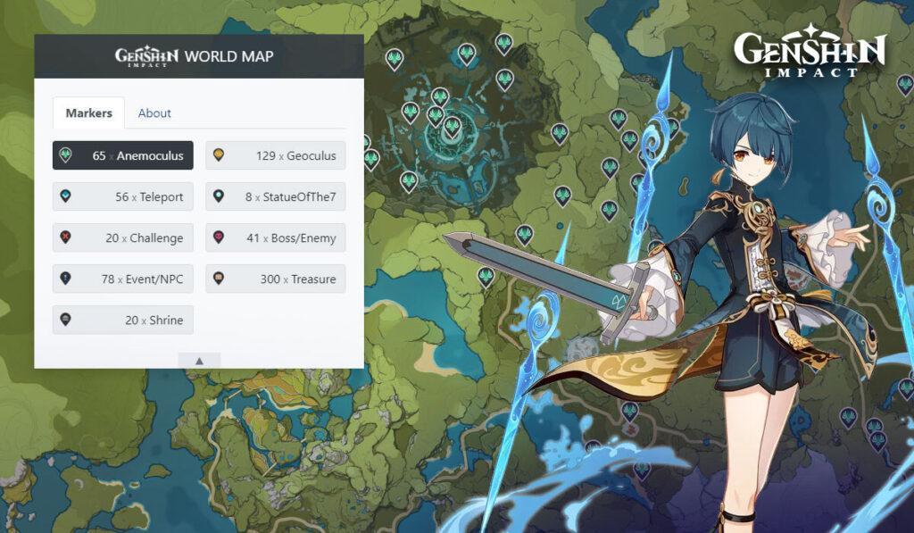 Genshin Impact Map Interaktif, Ketahui Semua Lokasi map genshin impact