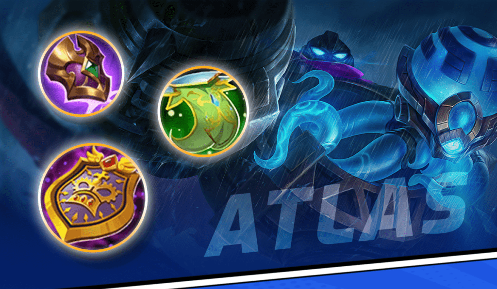 Rekomendasi Item, Emblem, dan Cara Bermain Hero Atlas sebagai Roamer build atlas