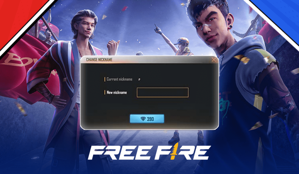 nama ff spasi kosong pendek