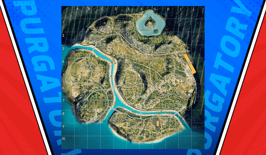 Tips Menguasai Map Purgatory FF hingga Lokasi Loot dan Drop! map purgatory ff