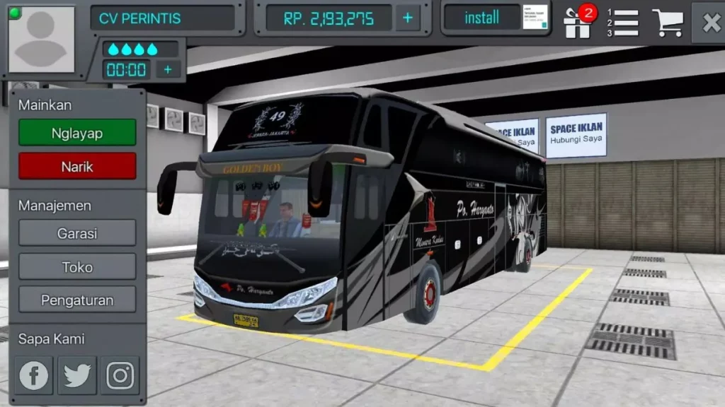 Cara Memasang Skin Bus Simulator Indonesia/Foto: apkpure.com