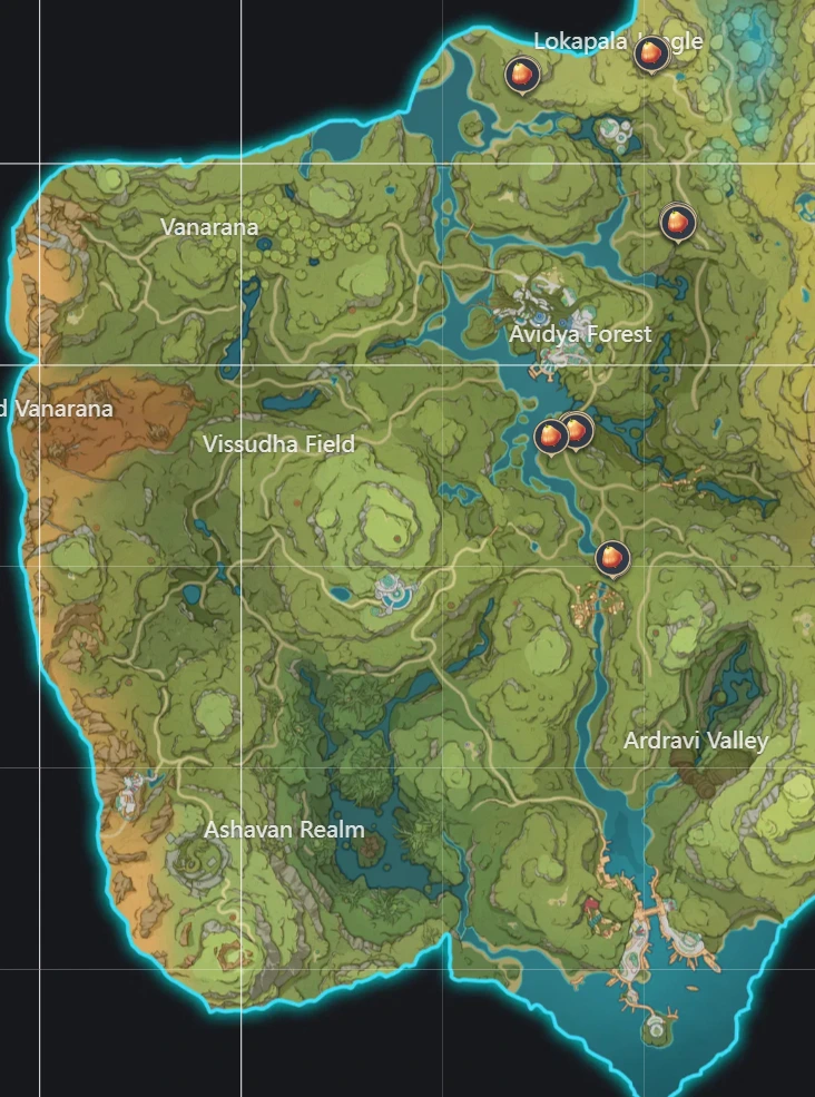 Lokasi dan Cara Farming Sunsettia Genshin Impact