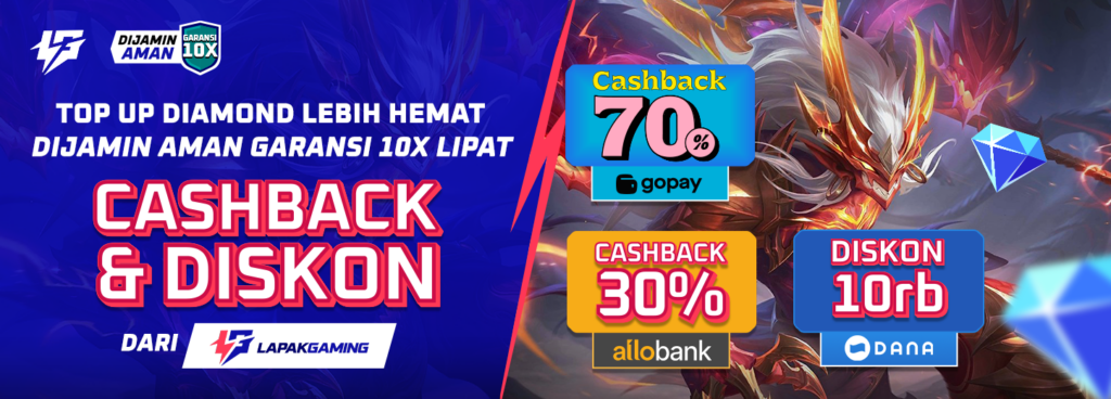 Top Up Makin Hemat di Lapakgaming, Catat Promonya!