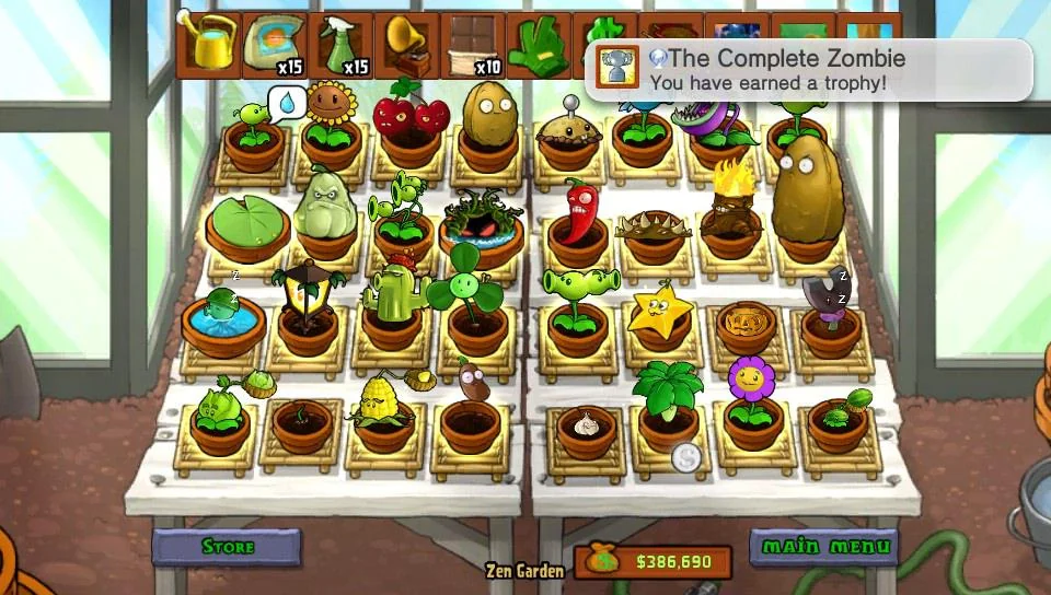 zen garden plants vs zombies