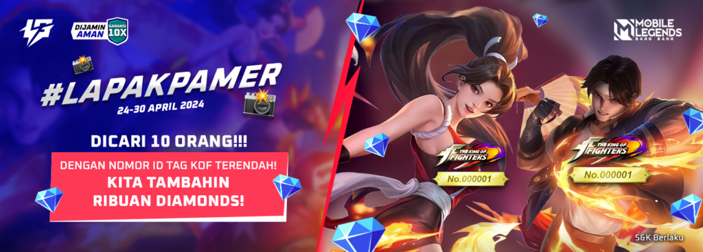 Dapetin Ribuan Diamonds untuk 10 Tag ID Skin KOF Terendah!