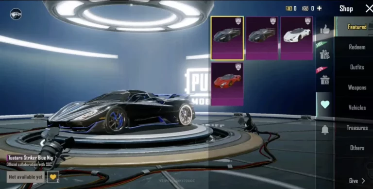 pubg shelby sports car