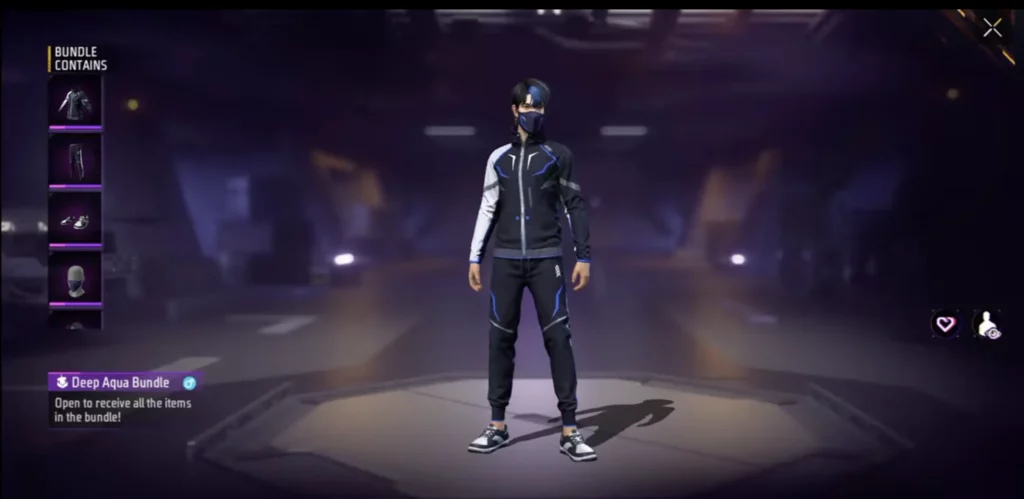 Deep Aqua Bundle Free Fire