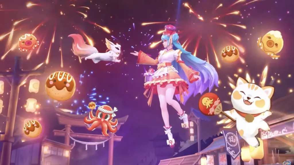 skin Floryn yatai waitress