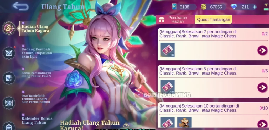 cara mendapatkan Skin Kagura ML Jade Blossom