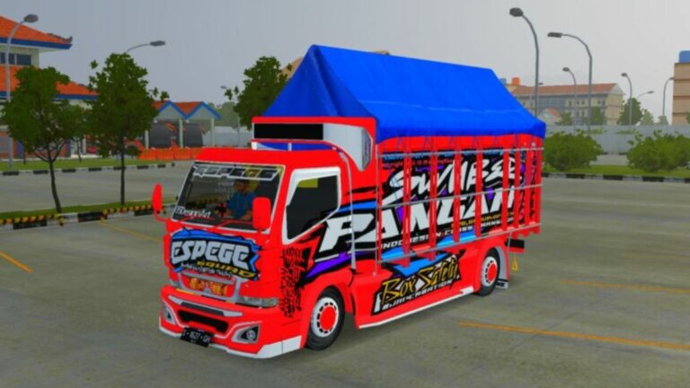 Link download Mod BUSSID Truk Canter