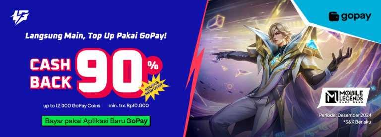 Top-Up di LapakGaming pakai GoPay App, Dapatkan Diskon 90% selama Desember 2024!