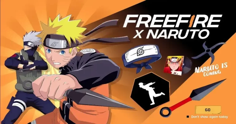 Fre e fire naruto shippuden update