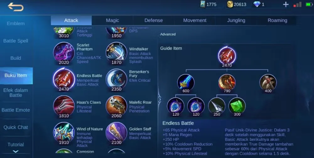 item physical attack mlbb