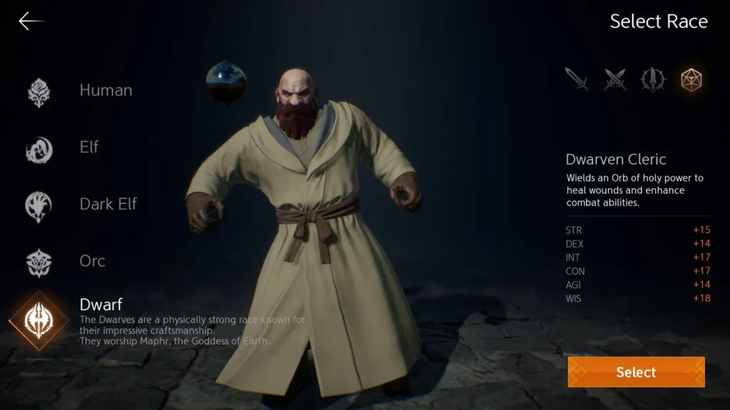 race dwarf di Lineage 2M