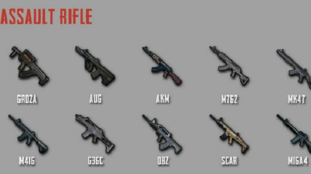 pubg guns tier list