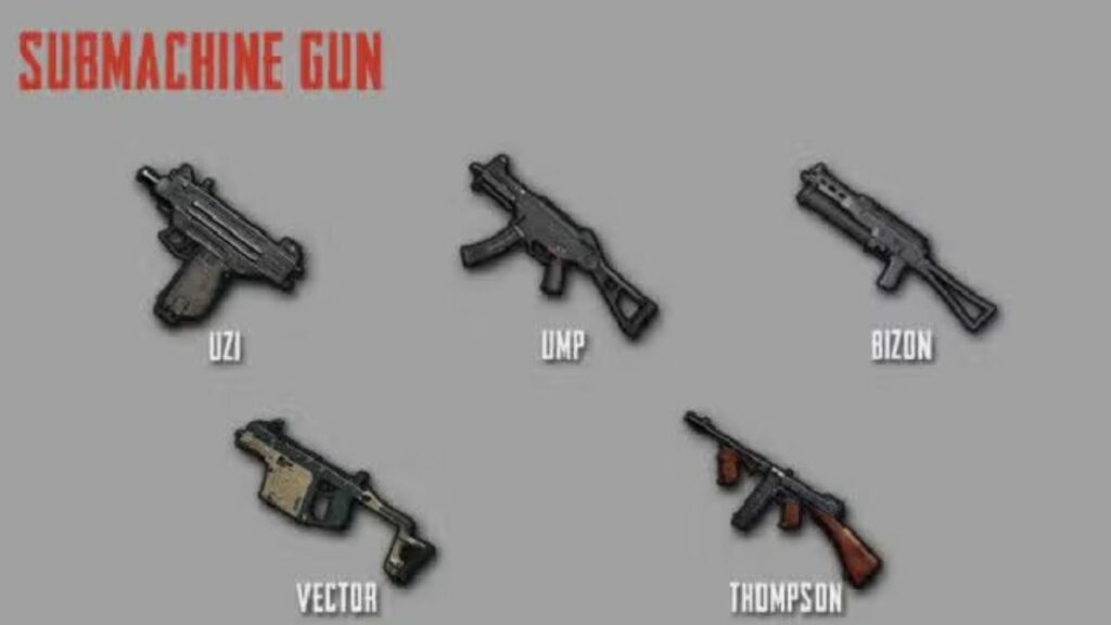 pubgm weapon