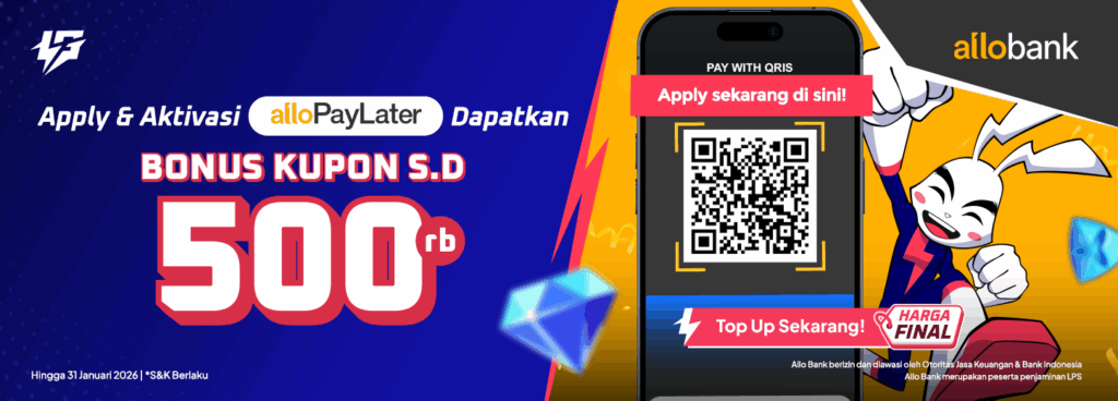 Apply dan Aktivasi Allo PayLater, dapatkan Bonus Kupon 500 ribu!