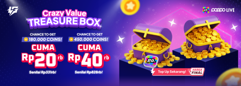 Poppo Live Promo Treasure Box