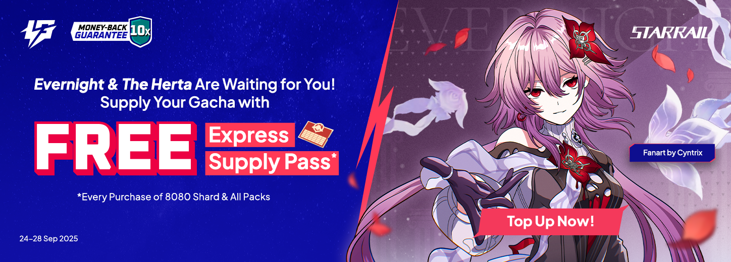 [MY] HSR Evernight The Herta FREE Express Supply Pass