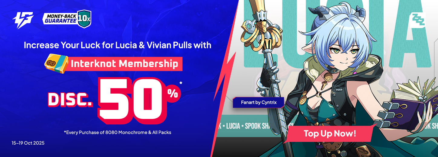 [SG] ZZZ Lucia &amp;amp;amp; Vivian 50 Interknot Membership