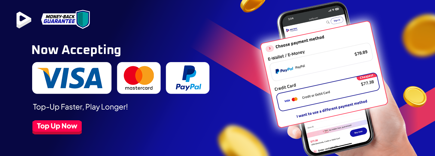 [US] Joytify Payment - Visa Mastercard Paypal