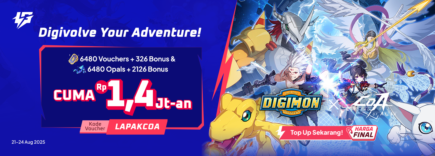 [ID] COA X Digimon Aug 2025